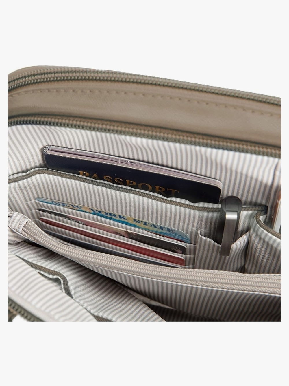 Travelon Anti-Theft Classic Convertible Crossbody Sable - Picture 8 of 12